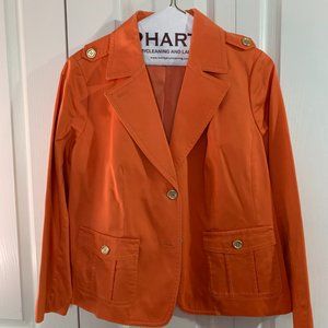 Talbots Orange Blazer - Size 14WP